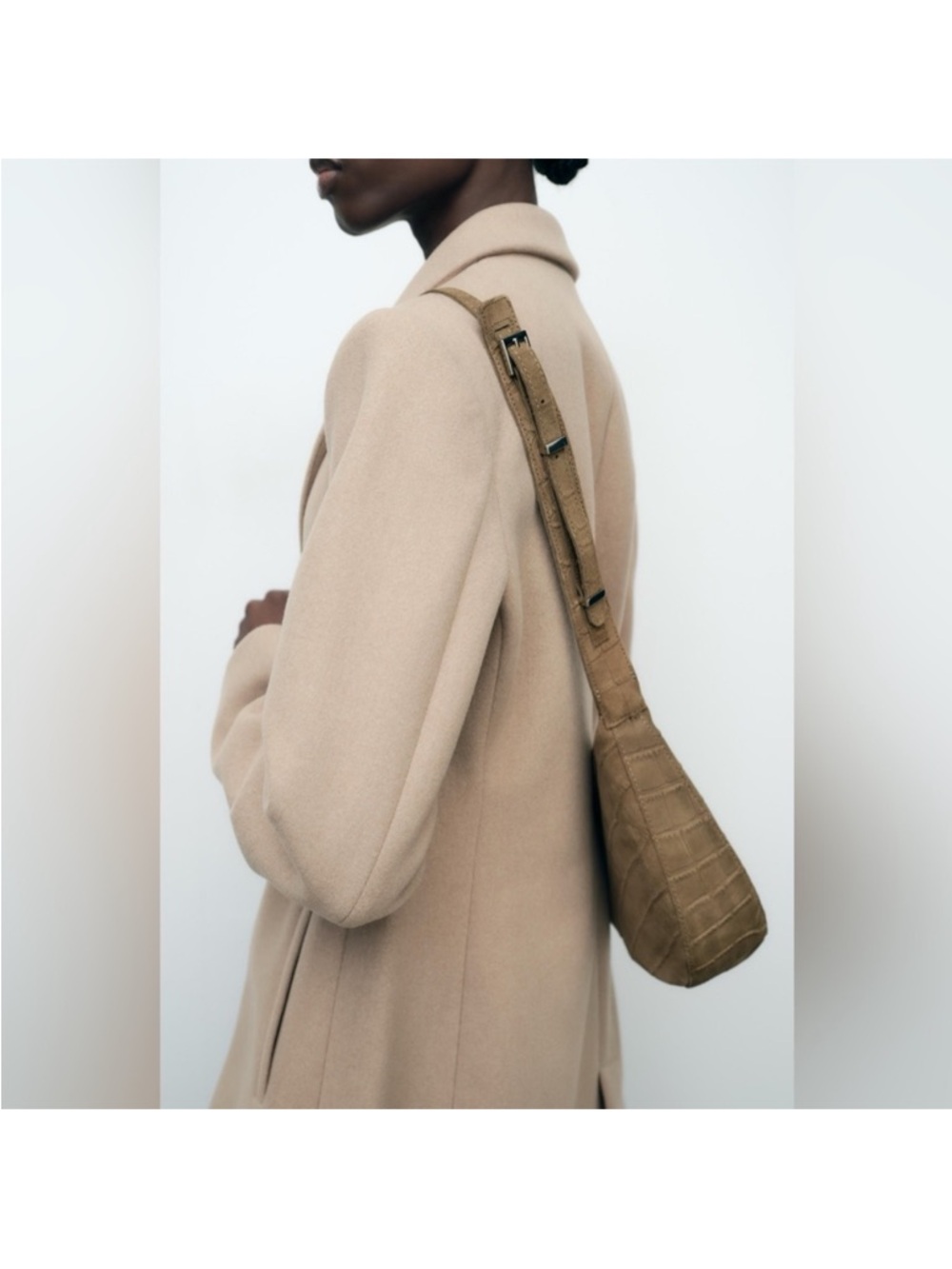 Zara Genuine Suede Crossbody bag